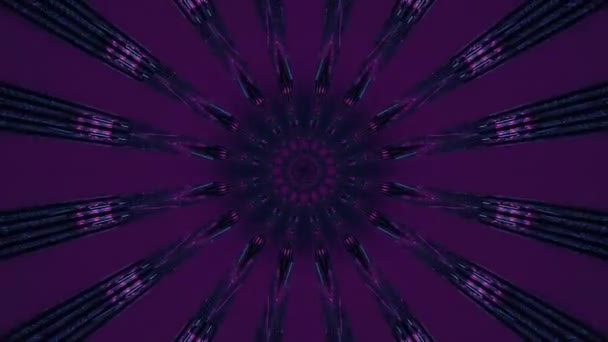 Abstracte Hypnotische Achtergrond Beweging — Stockvideo