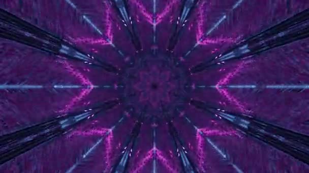 Abstracte Hypnotische Achtergrond Beweging — Stockvideo