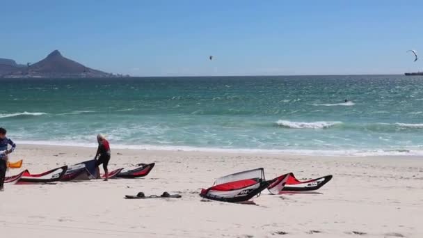 Υλικό Windsurfing Και Kitesurfing — Αρχείο Βίντεο