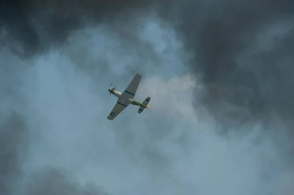 Een Prachtig Shot Van Een Oud Straalvliegtuig — Stockfoto