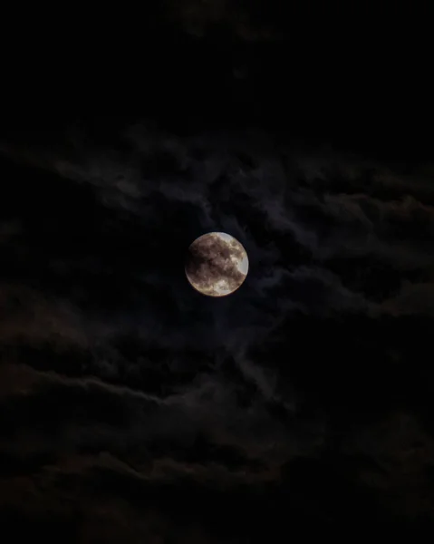 Full Moon Night Sky — Stock Photo, Image