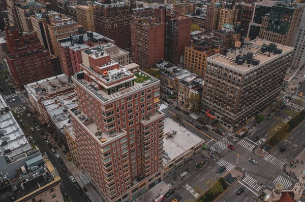 Aerial View City Manhattan New York — Stock Photo, Image