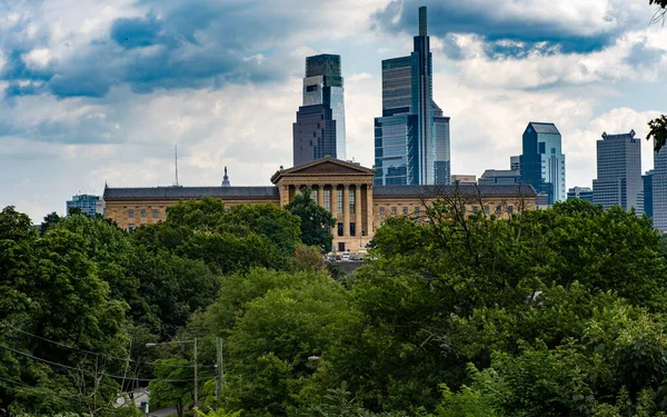 Uitzicht Stad Frankfurt Main Duitsland — Stockfoto