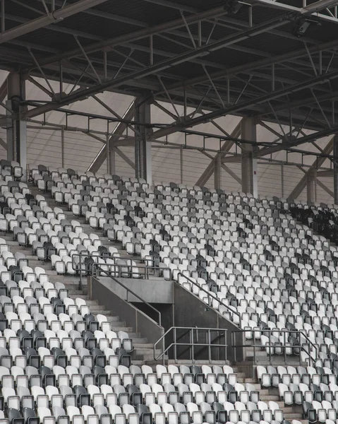 Cadeiras Vazias Estádio — Fotografia de Stock