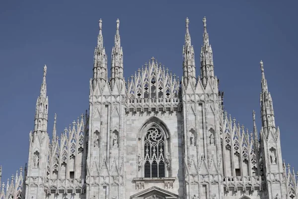 밀라노의 두오모 대성당 — 스톡 사진