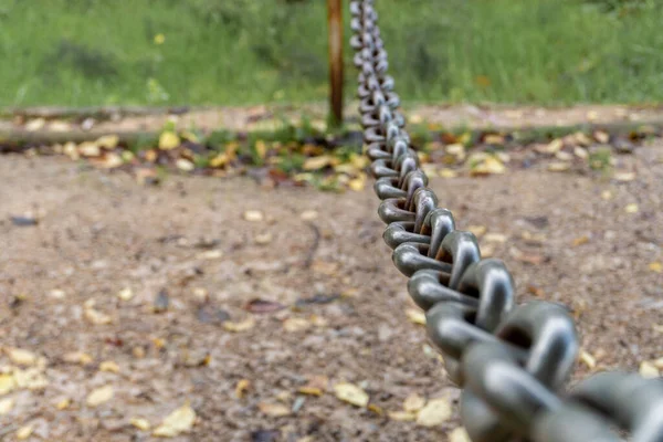Closeup Shot Chain Link Rope — Foto de Stock