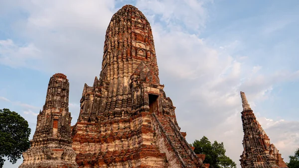 ซากปร งของเม องโบราณก องเท ทยานประว ศาสตร ธยา ธยา ประเทศไทย — ภาพถ่ายสต็อก