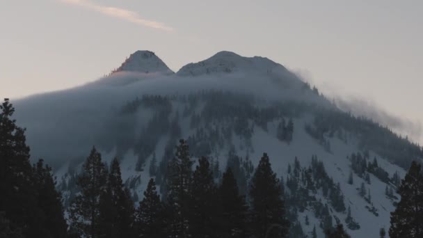 Increíble Vista Hermosas Montañas — Vídeo de stock