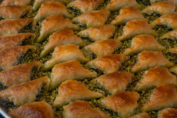 Nahaufnahme Von Köstlichem Türkischem Essen — Stockfoto