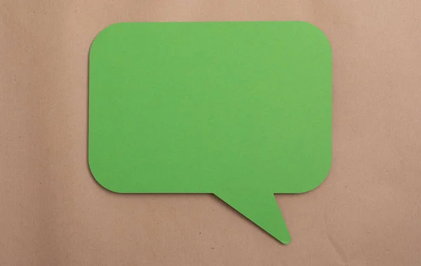 Green Speech Bubble Concept Communication — Φωτογραφία Αρχείου