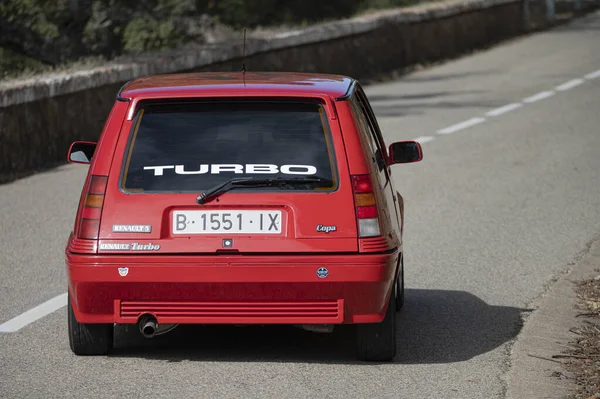 Barcelona Spain October 2021 Renault Turbo Rallye Platja Aro Historic — Fotografia de Stock