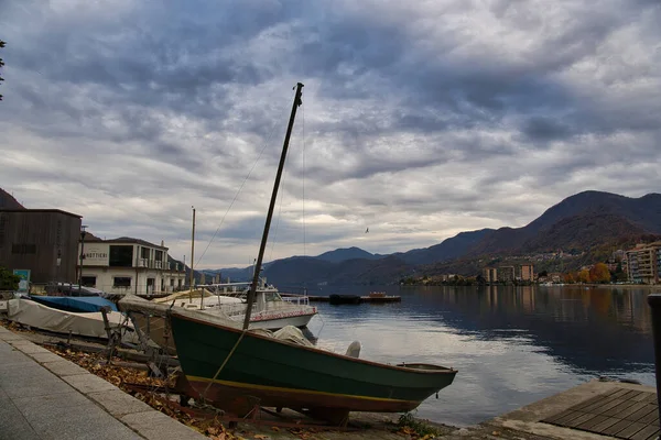 Orta San Giulio Italy Nov 2021 Gorgeous View San Giulio — ストック写真