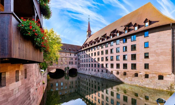 Heilig Geist Spital Nuremberg Alemania — Fotografia de Stock