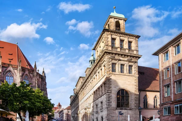 纽伦堡老城的市政厅 — 图库照片