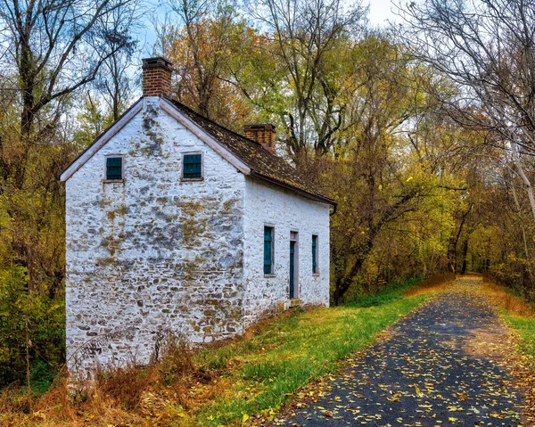 Beautiful Shot Old Village House Autumn — Stock fotografie