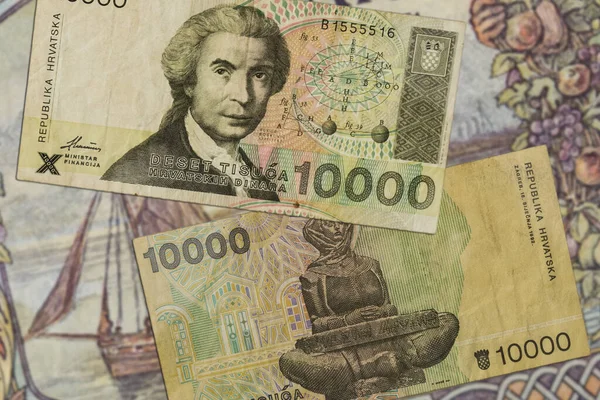 대초반의 아티아 디나르 지폐의 — 스톡 사진