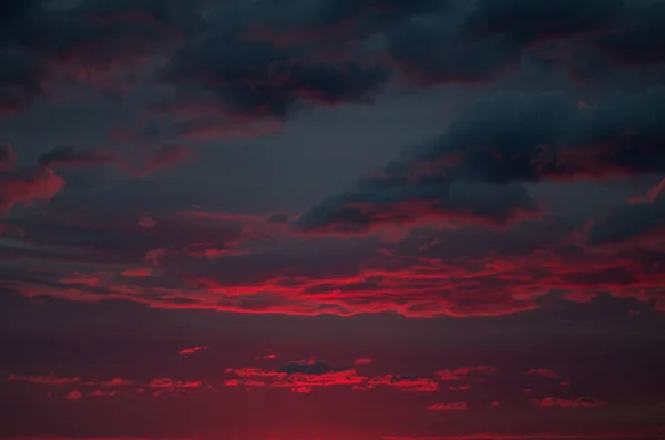 Красивое Небо Облаками Солнцем — стоковое фото