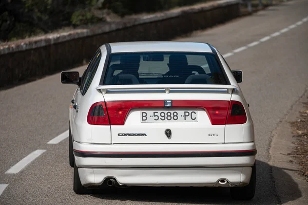 Barcelona Spain October 2021 Seat Cordoba Viii Rallye Platja Aro — Zdjęcie stockowe