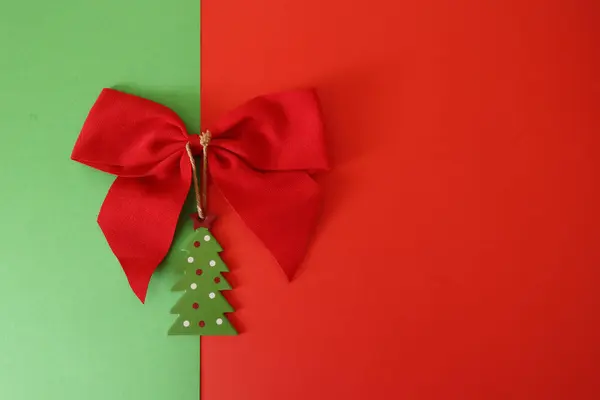 Una Decorazione Carina Una Confezione Regalo Natale — Foto Stock