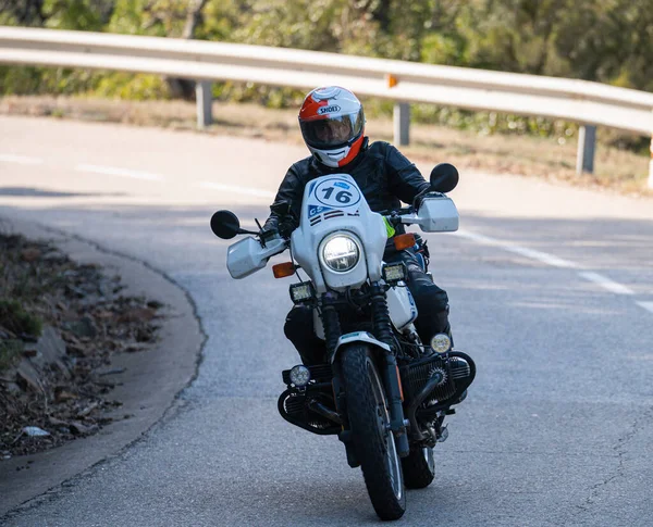 Barcelona Spain October 2021 Bmw R100 Viii Rallye Platja Aro —  Fotos de Stock