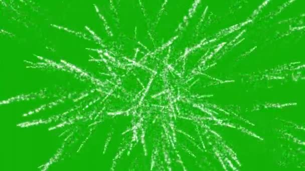 Green Blue Christmas Tree — Video Stock