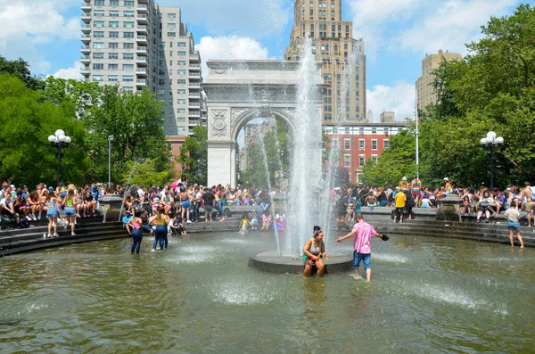 New York United States Jun 2021 People Celebrating Pride Parade — Stockfoto