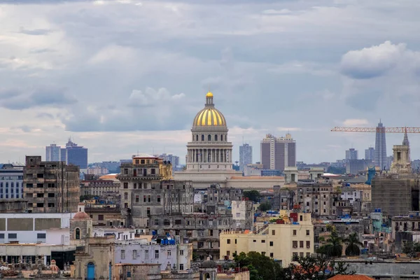 Une Belle Vue Sur Capitale Nationale Havane Cuba — Photo