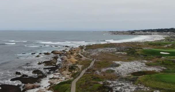 Beautiful View Coast Sea — Stock Video