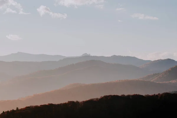 Mesmerizing Mountainous Landscape Autumn — Zdjęcie stockowe