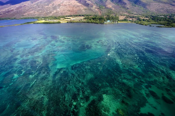 ハワイのサンゴで満たされた海の景色 — ストック写真