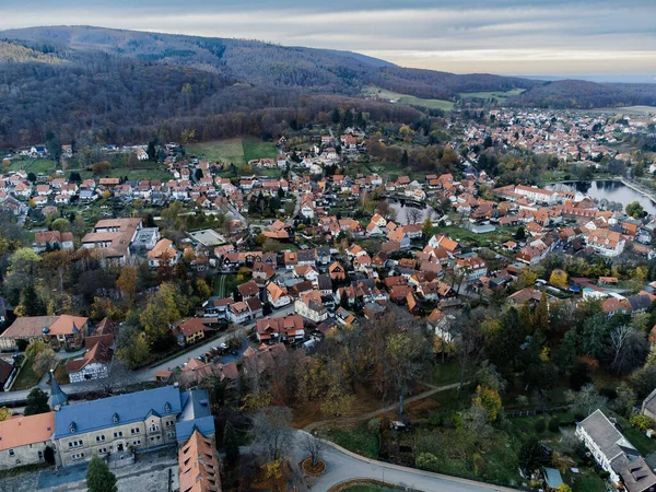 Letecký Pohled Město — Stock fotografie