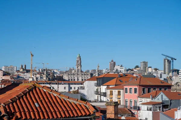 Krásné Město Porto Barevnými Cihlovými Střechami — Stock fotografie