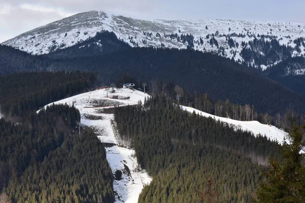 Luftaufnahme Der Berge Winter — Stockfoto