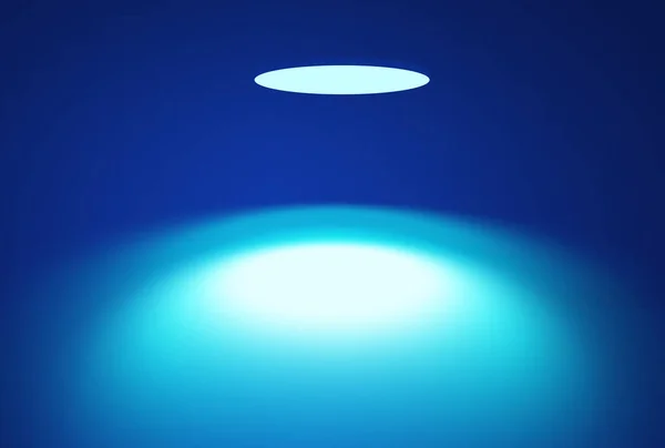 Rendering Light Effect Blue Background — Fotografia de Stock