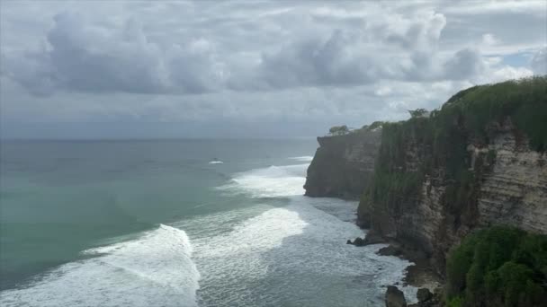 Beautiful View Coast Sea — Stock Video