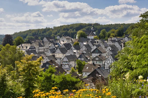 Vacker Utsikt Över Vacker Medeltida Arkitektur — Stockfoto