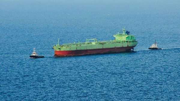 Gdynien Polen Juli 2009 Ein Frachtschiff Der Nähe Des Hafens — Stockfoto