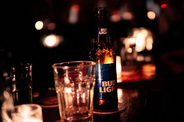 New York United States Dec 2019 Bud Light Beer Empty — Photo