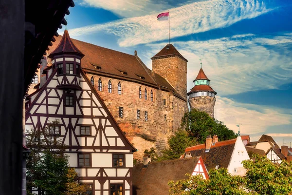 Casco Antiguo Nuremberg Alemania — Foto de Stock
