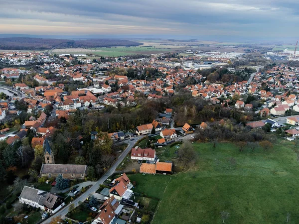 Légi Kilátás Városra — Stock Fotó