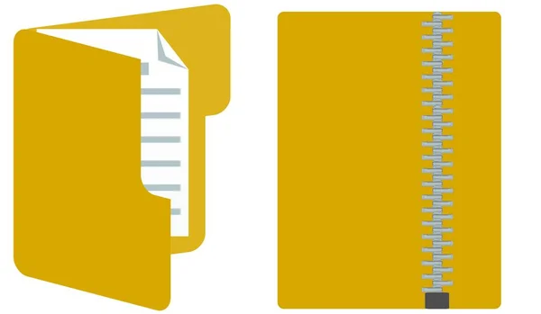Vektorillustration Eines Notizbuchs Mit Stift — Stockvektor