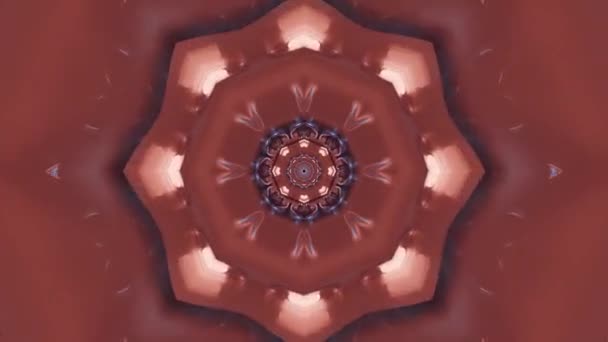 Fond Abstrait Avec Des Ornements Floraux Violets — Video