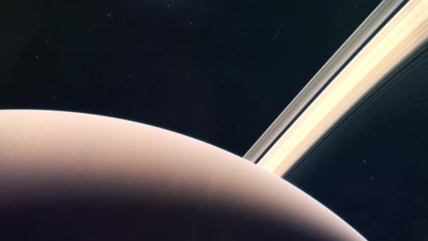 Animação Cósmica Saturno — Vídeo de Stock