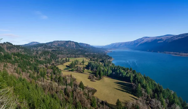 Scenic View Gorge Columbia River Oregon Washington States Usa — стокове фото