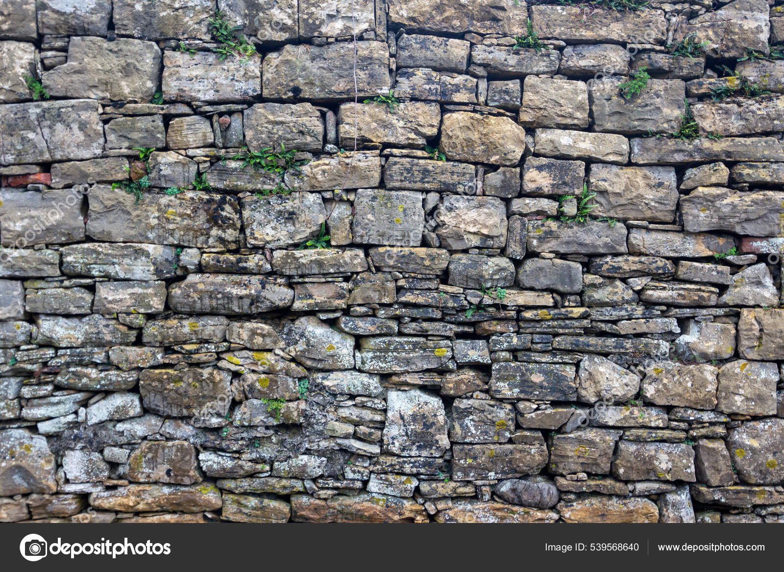 Quadro em Tela Cinza antigo muro de pedra, fundo textura de foto 