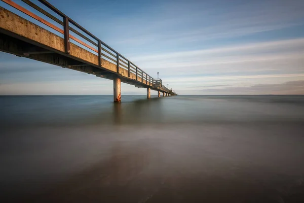 Piękne Ujęcie Starego Seabridge Koserow Uznam — Zdjęcie stockowe