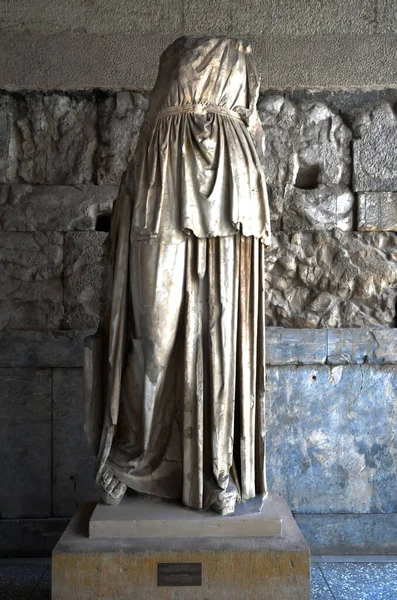 Άγαλμα Της Παρθένου Μαρίας Του Ιερού Τάφου Στην Εκκλησία Της — Φωτογραφία Αρχείου