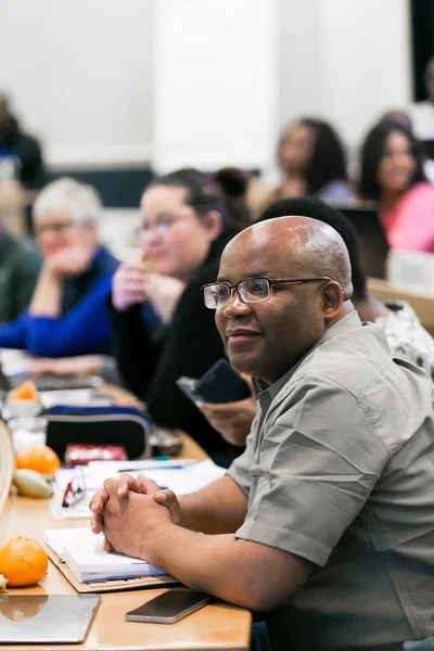 Johannesburg South Africa Aug 2021 Group Diverse Adult Delegates Attending — Stock Photo, Image