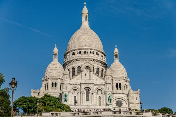Καθεδρικός Ναός Sacre Coeur Στο Παρίσι Γαλλία — Φωτογραφία Αρχείου