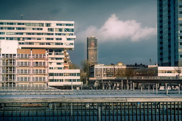 Pohled Město Stockholm Švédštině — Stock fotografie